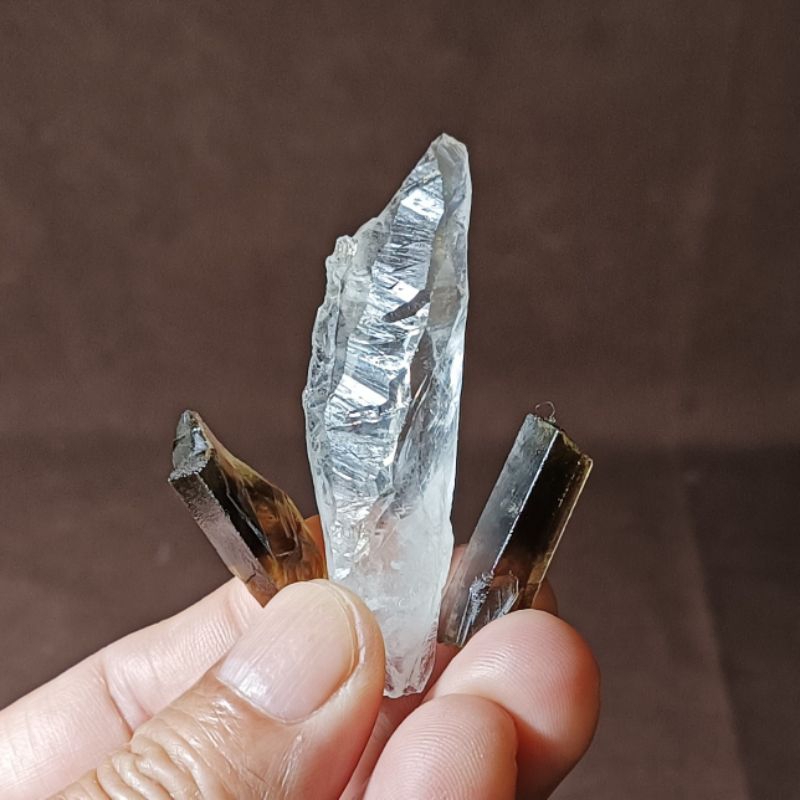 頂級 黃水晶 魔晶宙斯 原礦 貔貅 / 清透 激光料 冰塊料 白水晶 骨幹 權杖