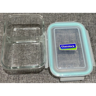 二手Glasslock便當盒玻璃製可微波環保餐盒