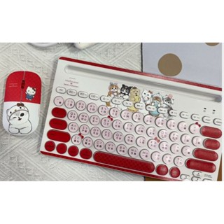 7-11 貓福珊迪 X 三麗鷗 雙模無線鍵盤 Hello kitty雙模無線滑鼠 貓福珊迪三麗鷗