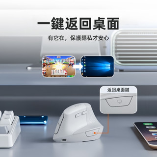現貨 inphic英菲克 垂直立式 type-c充電 人體工學 電競滑鼠 充電滑鼠 無線滑鼠 光學滑鼠 筆電滑鼠
