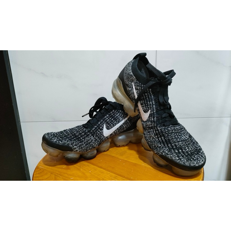 Nike Air VaporMax Flyknit 3 女鞋 黑白 編織慢跑鞋 休閒氣墊 AJ6910-001