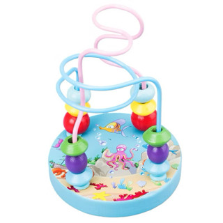現貨 益智玩具 繞珠玩具 寶寶玩具 木製玩具 益智玩具 幼兒玩具 手眼協調 啟蒙 二手