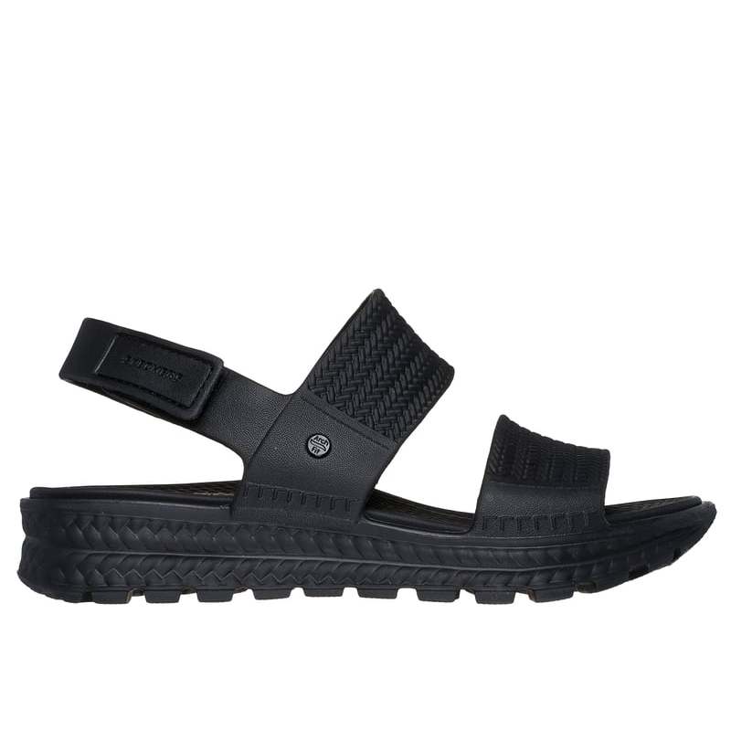 SKECHERS 女鞋 防水 編織 足弓涼鞋 黑 ARCH FIT FOOTSTEPS 111461BBK