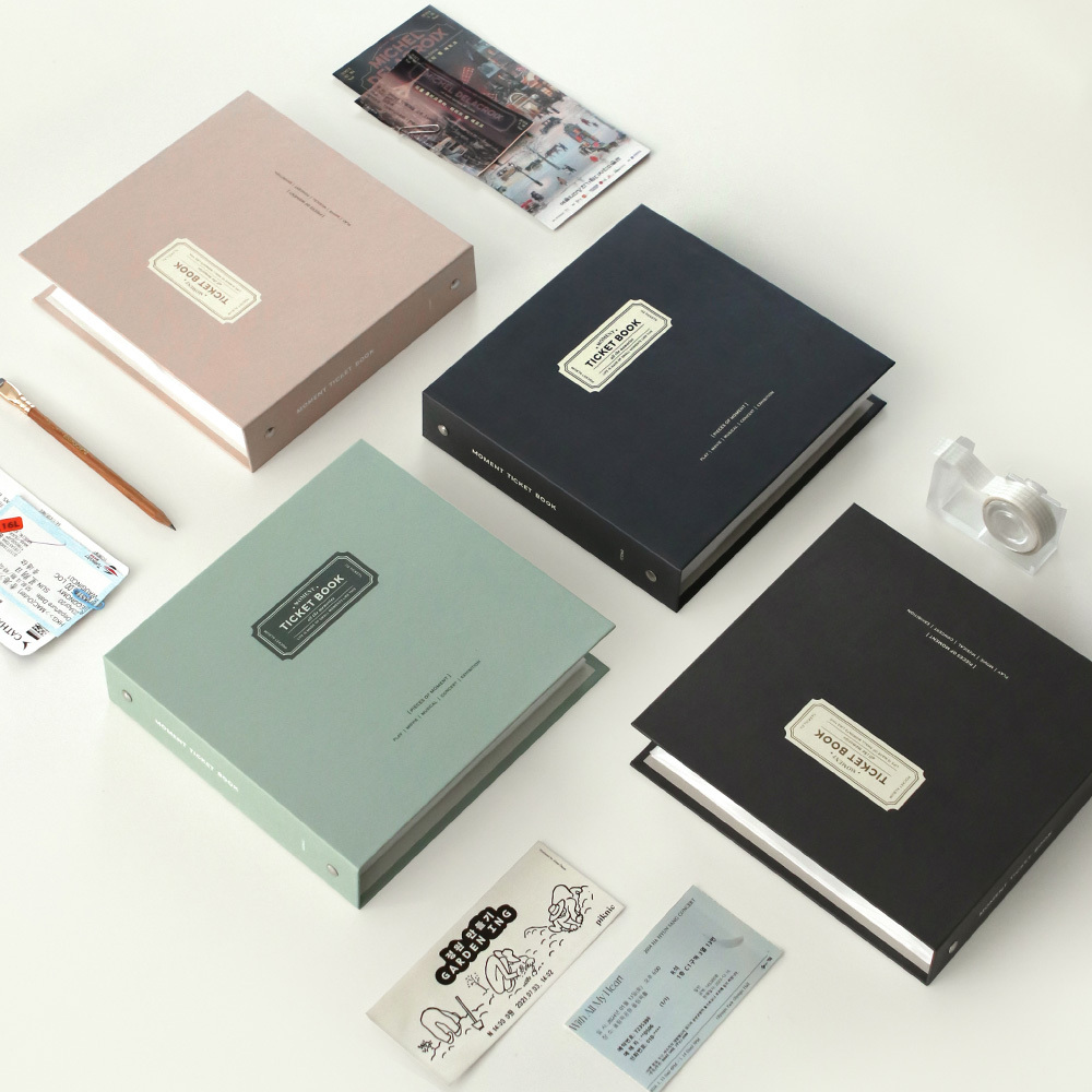 年糕小妹【預購】💖韓國 ICONIC TICKET BOOK =片刻= 票據收納冊 門票紀念本/電影票.演唱會.運動賽事