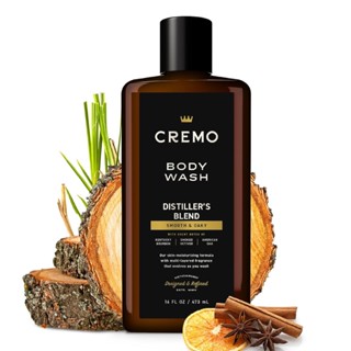 美國 Cremo 威士忌酒廠精選 香水沐浴露（男性男士男生沐浴乳沐浴膠 男用香氛身體保濕沐浴精 男 敏感肌抗敏洗澡沐浴