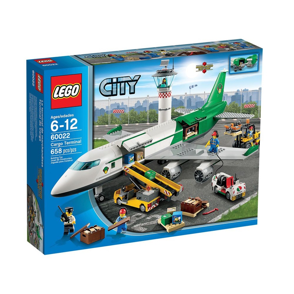 【積木樂園】樂高 LEGO 60022 CITY 城市系列 Cargo Terminal 貨機