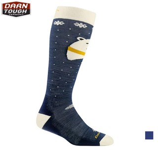 【Darn Tough 美國】Polar Bear Over-the-Calf 孩童膝下襪 藍 滑雪襪 DT3802