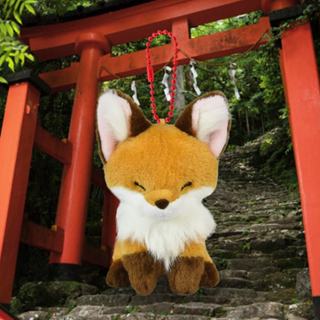 ✿山雀の部屋✿ 日本Amufun 狐狸吊飾 公仔 絨毛娃娃 玩偶 吊掛小物 造型包包掛飾 可愛狐狐 禮物推薦