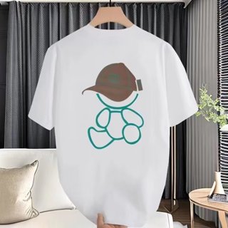 GP&臺灣現貨 短袖男 ins高階美式純棉短袖夏季新款痞帥T恤印花男士設計感圓領上衣