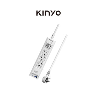 【KINYO】1開3插 PD+QC延長線-6呎(GIPDB-3136) 延長線 四插延長線 過載警報 快充