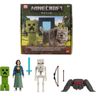 MINECRAFT 創世神 - MINECRAFT 電影角色模型-經典戰爭場景組