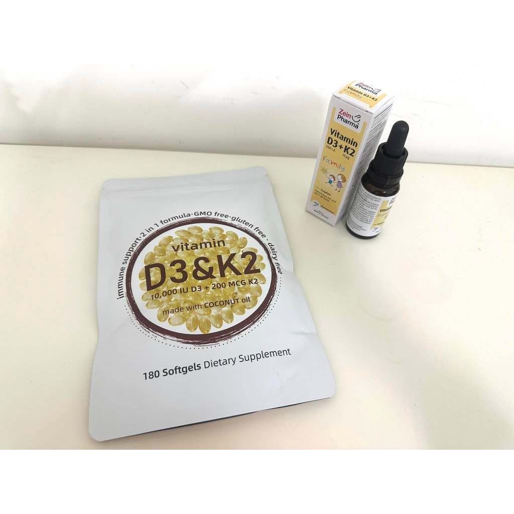 [24H內寄出] 美國進口 D3+K2 180粒  D3K2