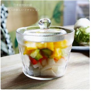 🌟PEACE酒吧🌟日式一夜漬日本泡菜壇子淺漬罐加厚玻璃鹹菜罐重石醃菜容器漬物罐