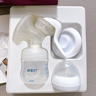 二手少用PHILIPS Avent新安怡 親乳感PP手動吸乳器 SCF330/20(英國製)