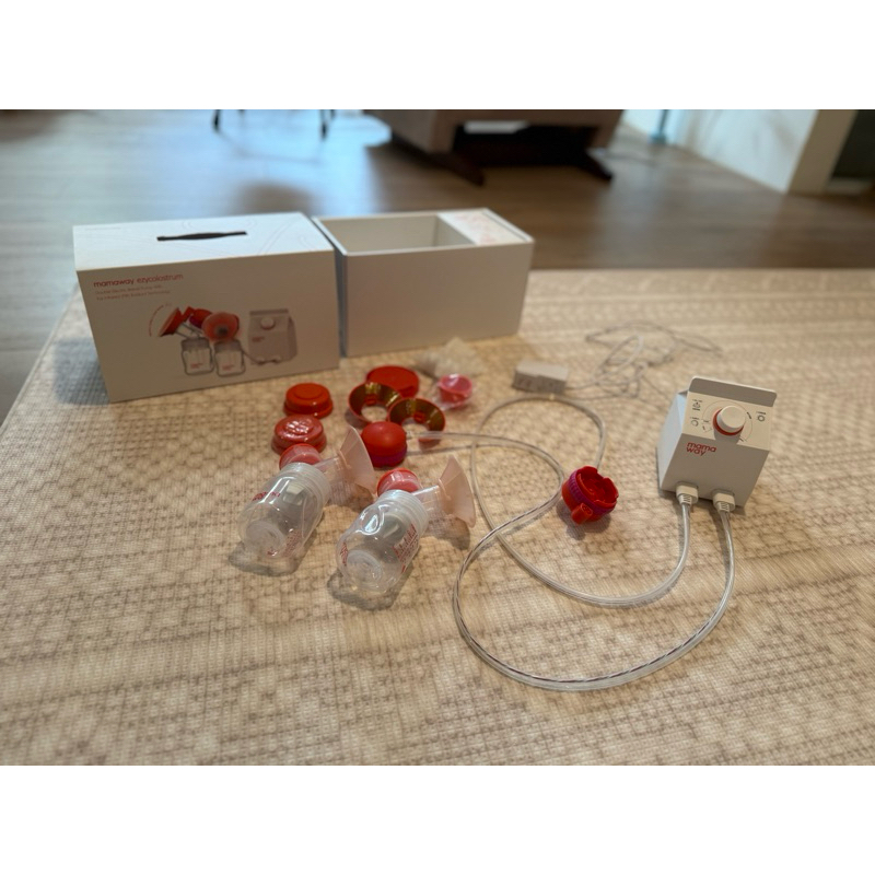 mamaway電動雙邊溫熱擠乳器