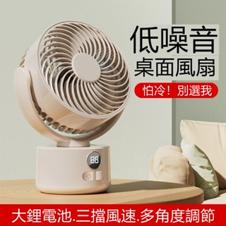 🔥限時低價🔥充電式風扇 辦公室 旅行用風扇 自動擺頭 靜音風扇 寢室宿舍 插電風扇 桌面風扇 USB插電風扇 小米