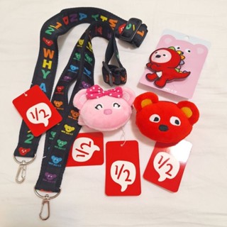 ［正品］=why and 1/2= 普普熊 零錢包 髮束 證件帶 全新絕版品