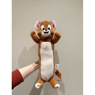 全新 長條娃娃湯姆貓與傑利鼠TOM and JERRY 38CM抱枕娃娃 生日禮物 送禮