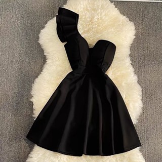天使佳人婚紗禮服旗袍---時尚單肩禮服連衣裙