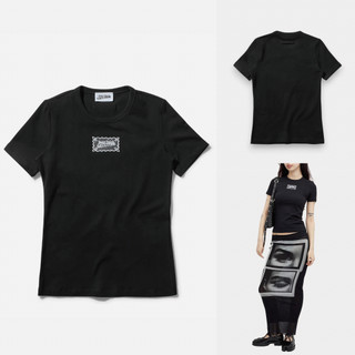 {M.Lu} Jean Paul Gaultier Lace Label Baby Tee T-shirt 棉質短袖