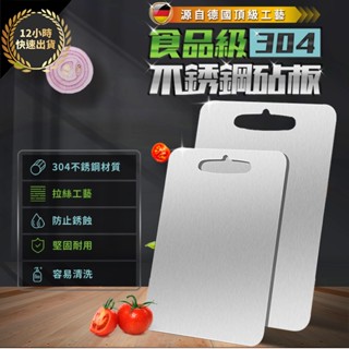 『臺灣出貨 免運費 12H發貨』★砧板 不銹鋼砧板 抗菌菜板 不銹鋼菜板 抗菌防黴切菜板 廚房 菜板 304不銹鋼 切菜