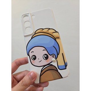 [三星 Samsung S22]全包 手機殼 保護殼 保護套 珍珠耳環的少女 phone case.