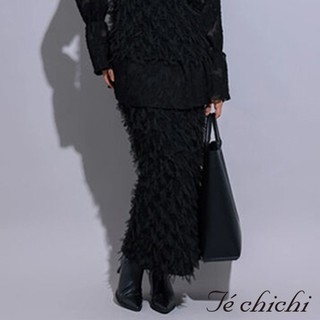 Te chichi 流蘇薄紗合身長裙(FC43L0L0980)