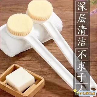 🎉臺灣出貨+熱賣🎉長杆日式沐浴刷後背搓泥澡巾成人軟毛搓背不求人洗澡搓背神器擦背