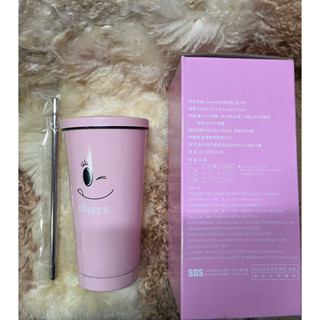 cheers粉漾保溫杯-粉紅泡泡先生