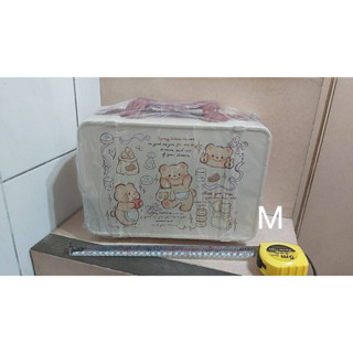 可愛黃油烘焙小熊行李箱 高顔值ins網紅旅行箱 學生大容量手提收納箱 化妝箱 洗漱收納箱 登機箱