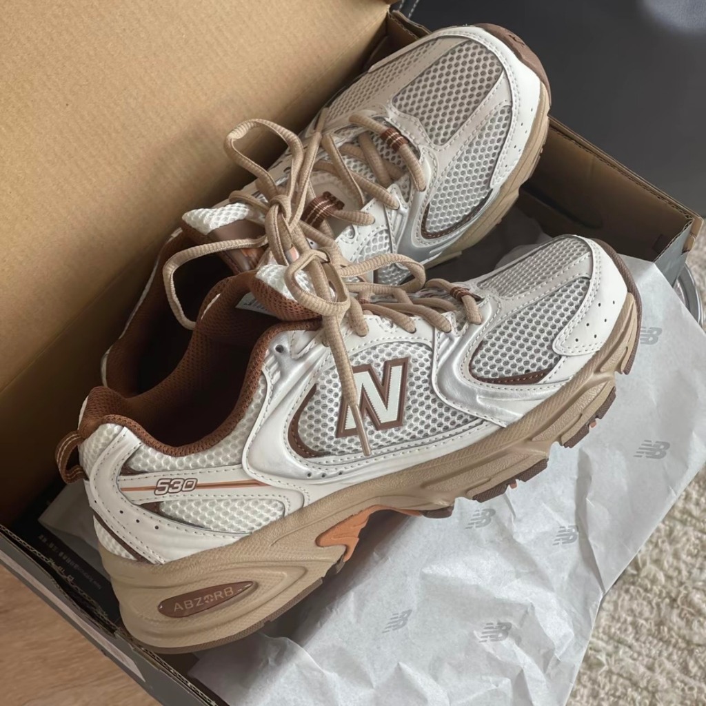-ES- New balance 530 Niko and 聯名款 美式 復古 美拉德 奶油棕 休閒鞋 MR530NI
