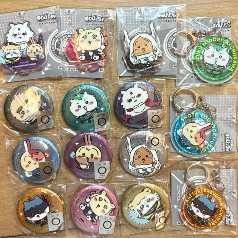 【現貨】🇯🇵正版 吉伊卡哇 我的英雄學院 徽章/立牌/鑰匙圈 絕版 我英 聯名 扭蛋 爆豪八 綠谷吉伊 麗日獅薩