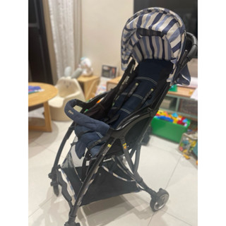 [二手] 貝親pigeon超輕量單輪嬰兒手推車Bingle(清新藍)