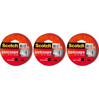 3M Scotch 超強悍雙面泡棉膠帶 單入 (共三款)