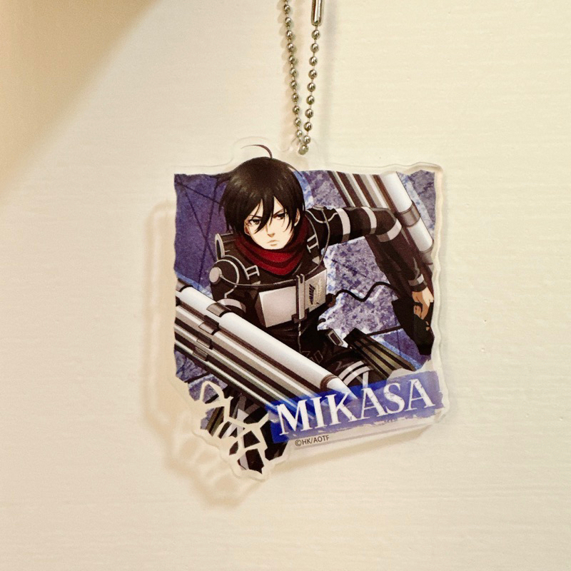 全新 進擊的巨人 米卡莎 mikasa 壓克力鑰匙圈/吊飾