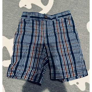 二手/全新 衣服清倉 Carter's卡特-男童格紋休閒短褲5T