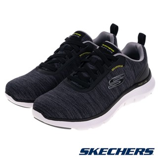SKECHERS FLEXADVANTAGE5.0 寬楦款 男休閒鞋-232823WBKLM