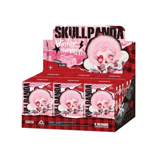 現貨 限時優惠 快速出貨 POPMART泡泡瑪特SKULLPANDA冬日樂章系列毛絨公仔盲盒禮物（一中盒）全新未拆