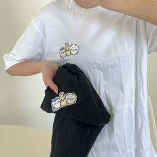 在臺 韓國代購 SPAO x 吉伊卡哇 蠟筆小新 1+1短袖 兩件組短袖 情侶短袖 純色短t 聯名款短袖