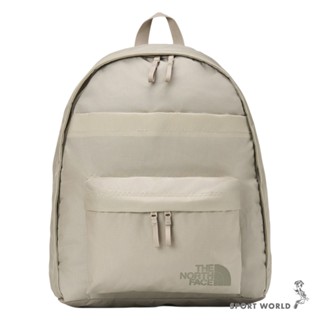 The North Face 北面 後揹包 防撕裂 輕量 雙向拉鍊 米灰【運動世界】NF0A8AMM7J4