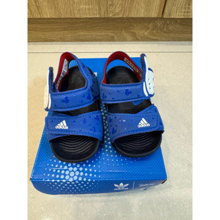 二手 adidas 嬰幼兒 藍色 迪士尼聯名 米奇 涼鞋 童鞋 JP130 / CHN120 / US5K