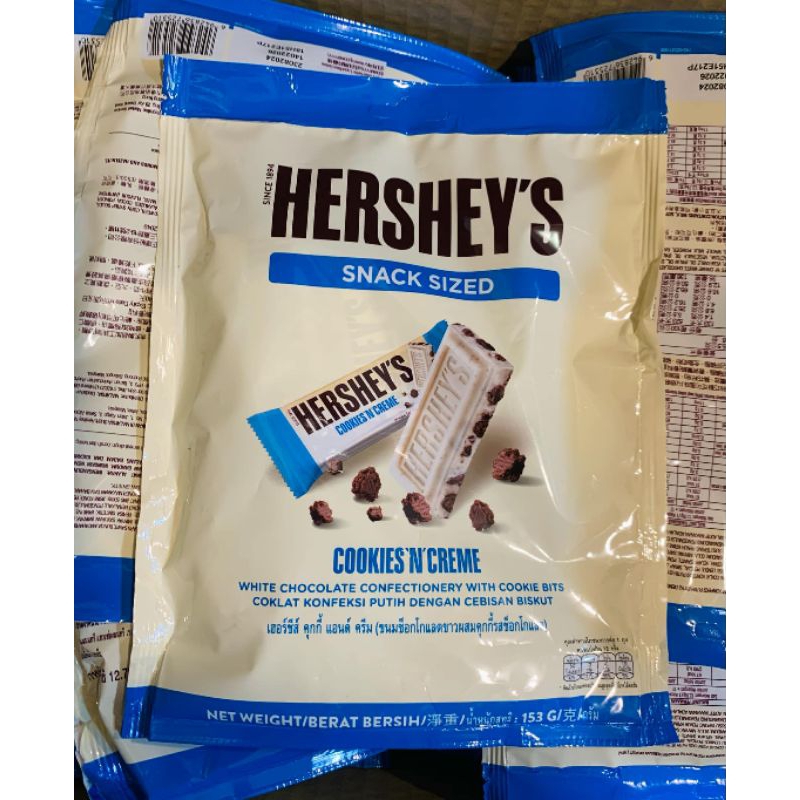 ✨現貨✨ Hershey‘s 好時巧酥可可風味片 （袋裝）153g 白巧克力
