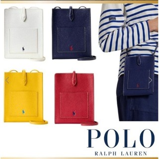 polo ralph lauren美國代購 Leather Polo Play Pocket CrossBody Bag