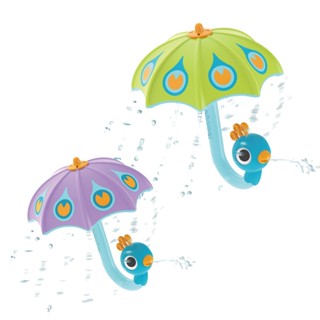 【Yookidoo 以色列】孔雀小雨傘-戲水玩具 媽媽好婦幼用品連鎖