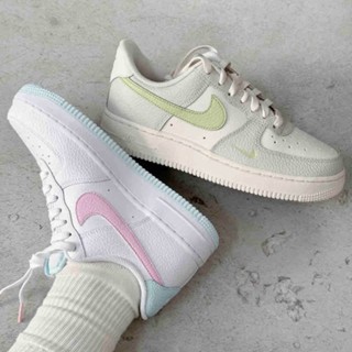 NIKE AIR FORCE 1 多巴胺配色 白粉藍 抹茶綠 雙勾 AF1 IB3881-001 IH0640-161