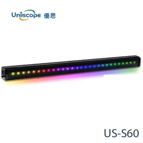 【3CTOWN】限量 含稅附發票 Uniscope 優思 US-S60 無線RGB環繞聲霸 藍牙喇叭 無線喇叭