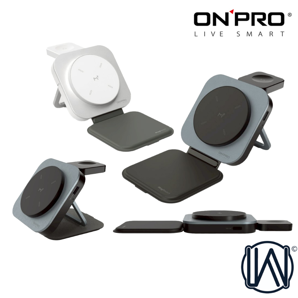 ONPRO iPhone 16 Pro Max 15 14 市面最小 15W 3合1 可攜 摺疊 磁吸式 無線充電器