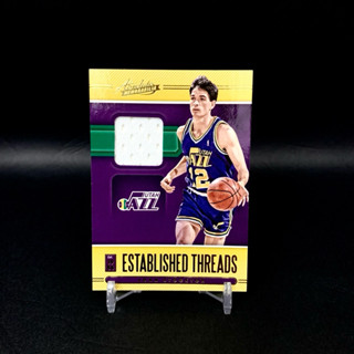 Panini NBA John Stockton Patch 猶他爵士隊傳奇球星聯盟歷史助攻王球衣卡 球員卡
