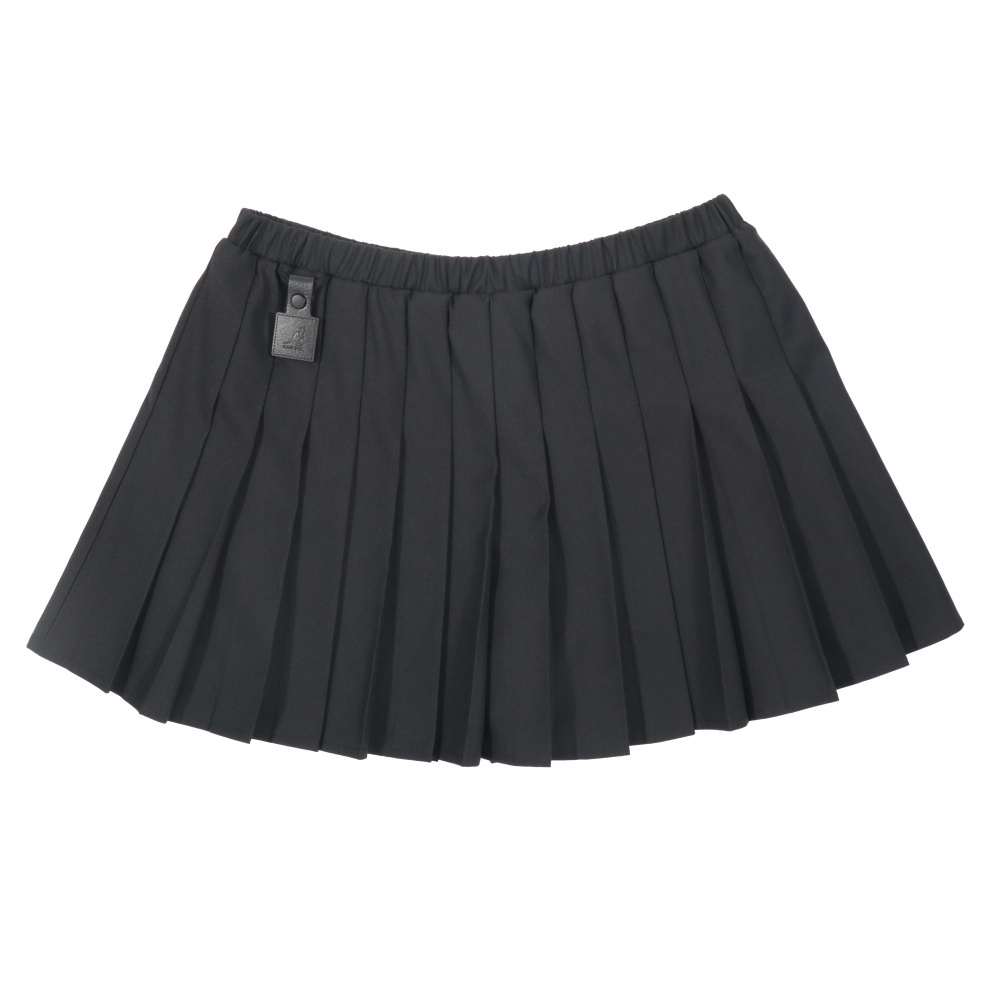 KANGOL 袋鼠 百褶 短褲裙 黑 女 6522150220