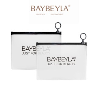 BAYBEYLA 貝貝拉 PVC磨砂防水拉鍊袋【隔日到貨】刷具收納 霧面袋 收納袋 防水袋 磨砂拉鍊袋 旅行收納包